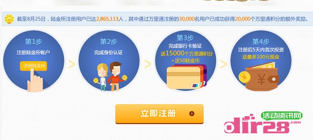 积分金融圈陆金所第二期100%送20000个万里通积分(秒充Q币话费)