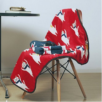 诗尼曼中秋吃月饼互动送床上四件套,可爱方熊靠垫等