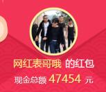 网红表哥哦新浪微博抽奖送总额4.7万支付宝现金奖励