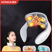 康佳智能颈椎按摩器+舒蕾山茶花洗发水+洁丽雅居家厚底棉拖鞋