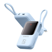 罗马仕自带线快充充电宝+飞科博锐剃须刀+泸溪河桃酥零食糕点