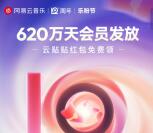 网易云音乐乐粉节活动瓜分620万天会员 可中多次秒到